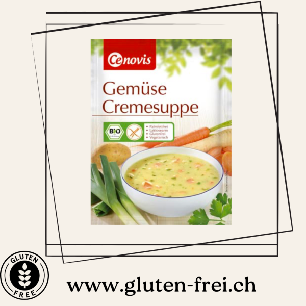 Vegetable cream soup with various vegetables Cenovis